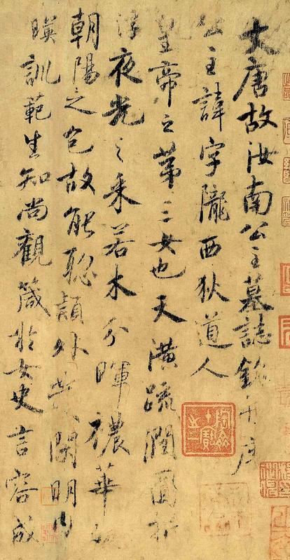 唐故汝南公主墓志